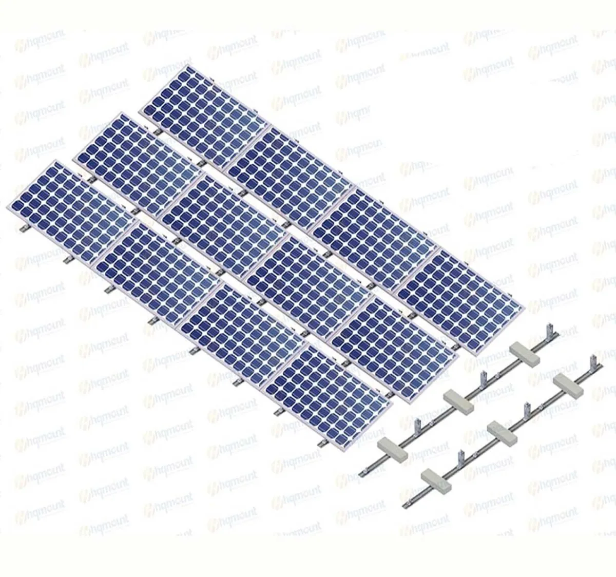 FL-RO-ST 6000 太阳能平屋顶安装解决方案