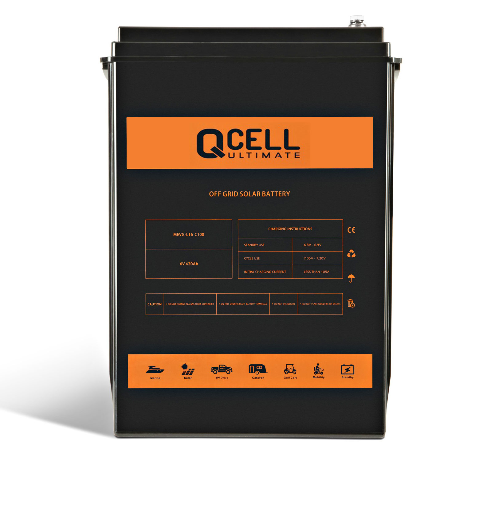 Solar Battery Storage (Hybrid Gel & Carbon Gel)