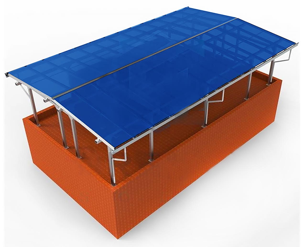 BIPV Solar Roof Mounting System SA-BI-F00CR