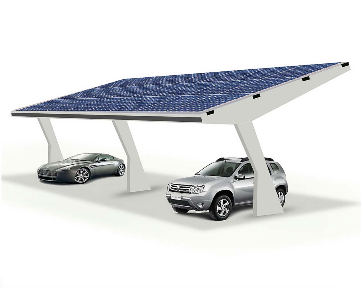 SAN-POZ-V200 Solar Carport Mounting System