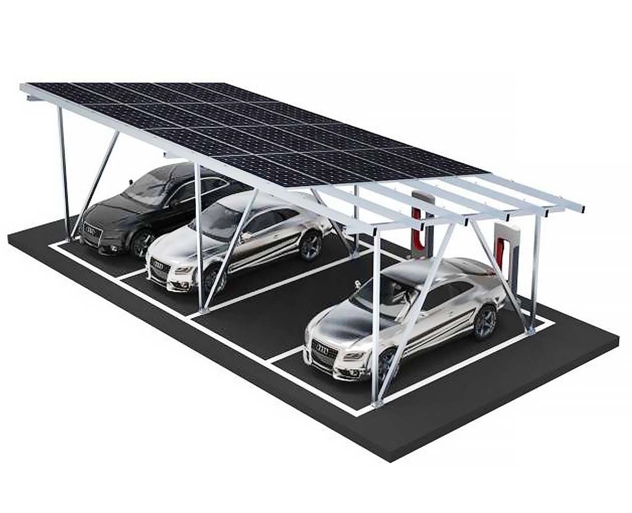 SA-SCS-WQ-V5 Solar Carport System