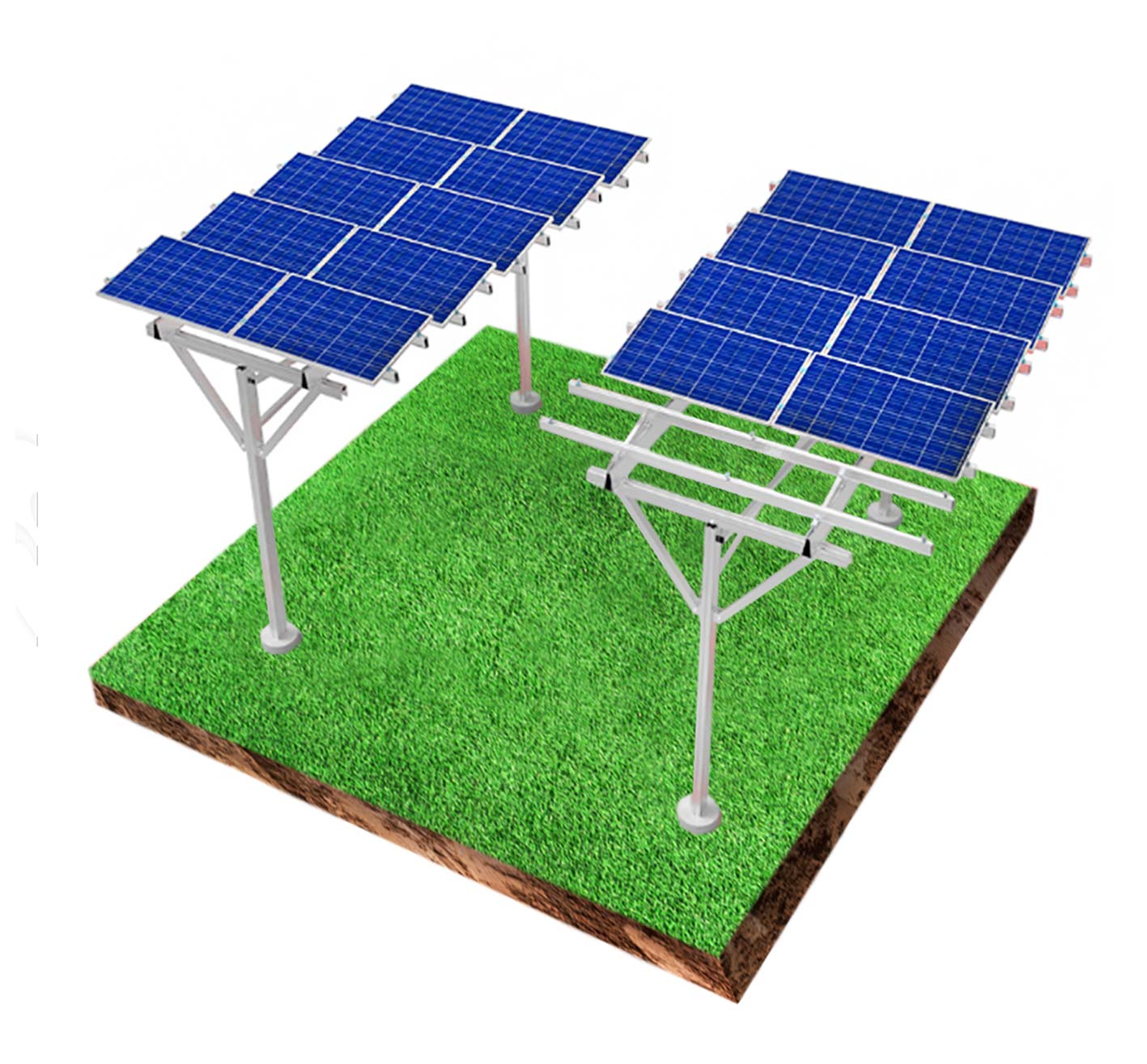 SA-F.STA-510G Free Stand Solar Farming Mounting System