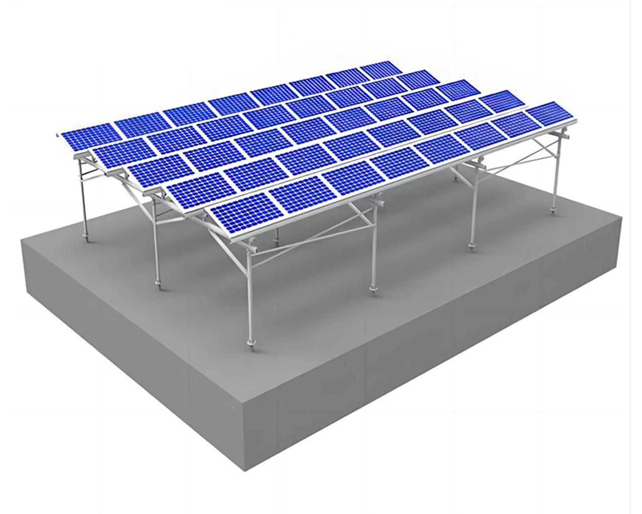 Aluminum Farm Solar Mounting System (AL-FSMS-SANV05)