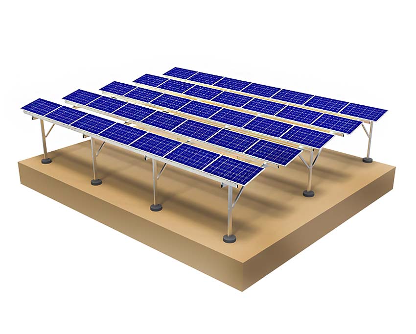 Customize Adjustable Solar Farm Mounting System (CA-SFM-SG-K200)