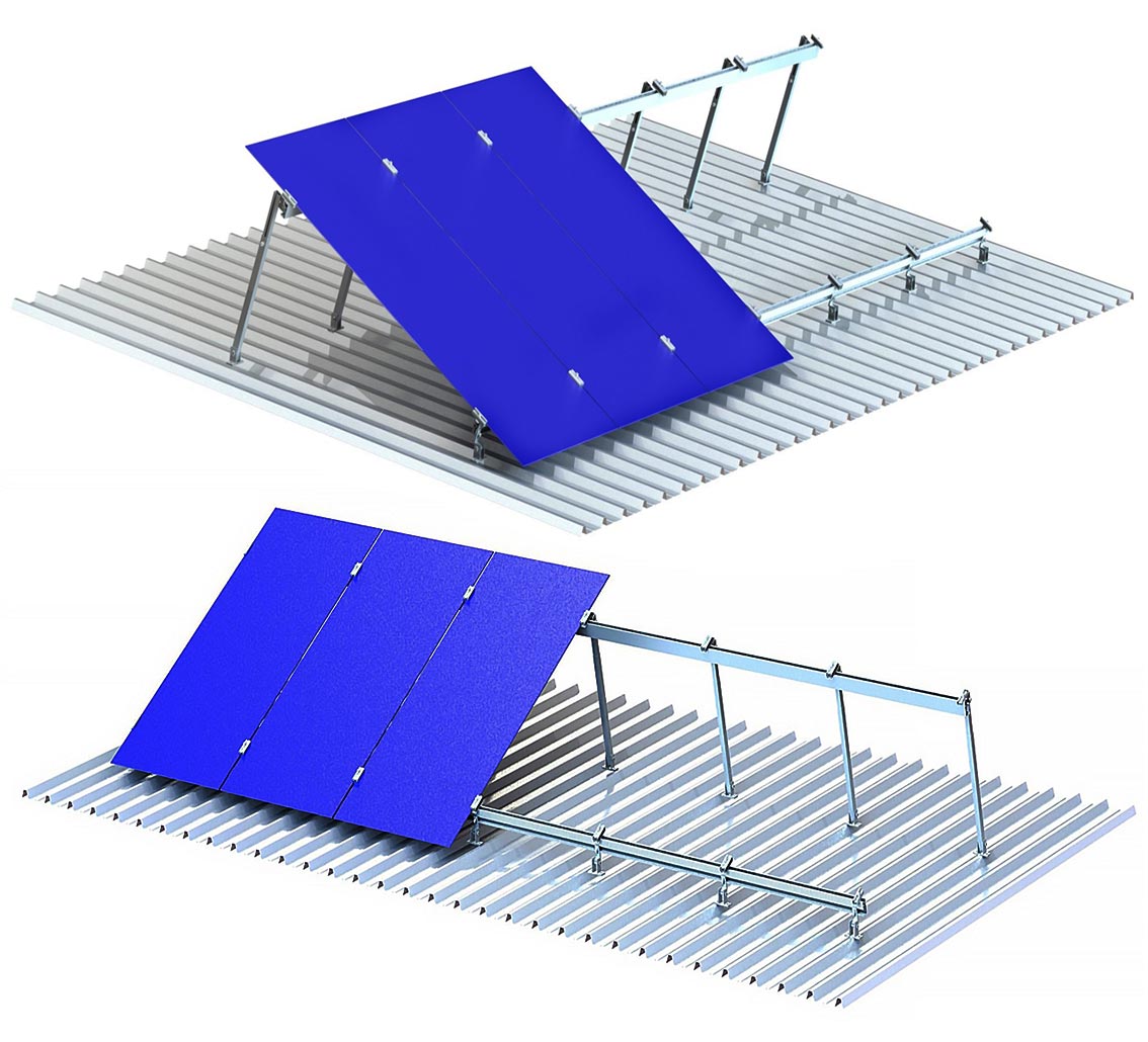 ARS-SAN-VF600 Angle Roof Solar Mounting Structure