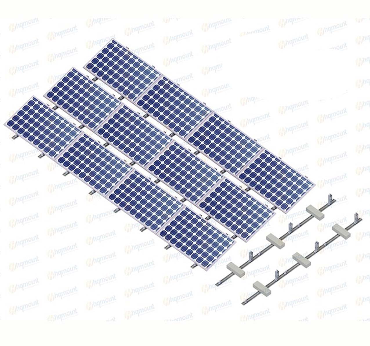 FL-RO-ST 6000 Solar Flat Roof Mounting Solution
