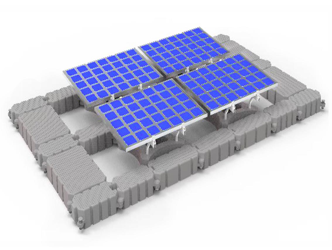 FSM-PN100-ST Floating Solar Mounting