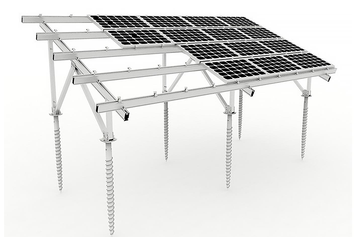 ST-AL505- PST Aluminium Ground Mount System