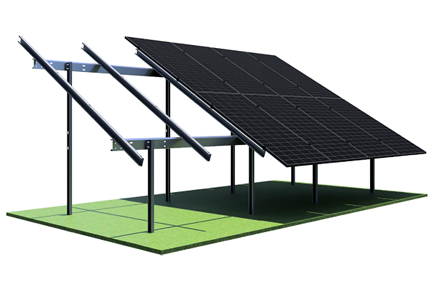 ST-LBGM–001KL Light Bifacial Ground Mounting System