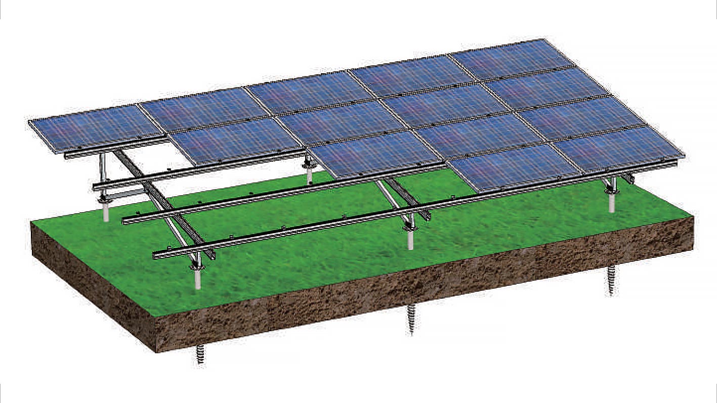 ST-HSU-101 Ground Solar Mounting System