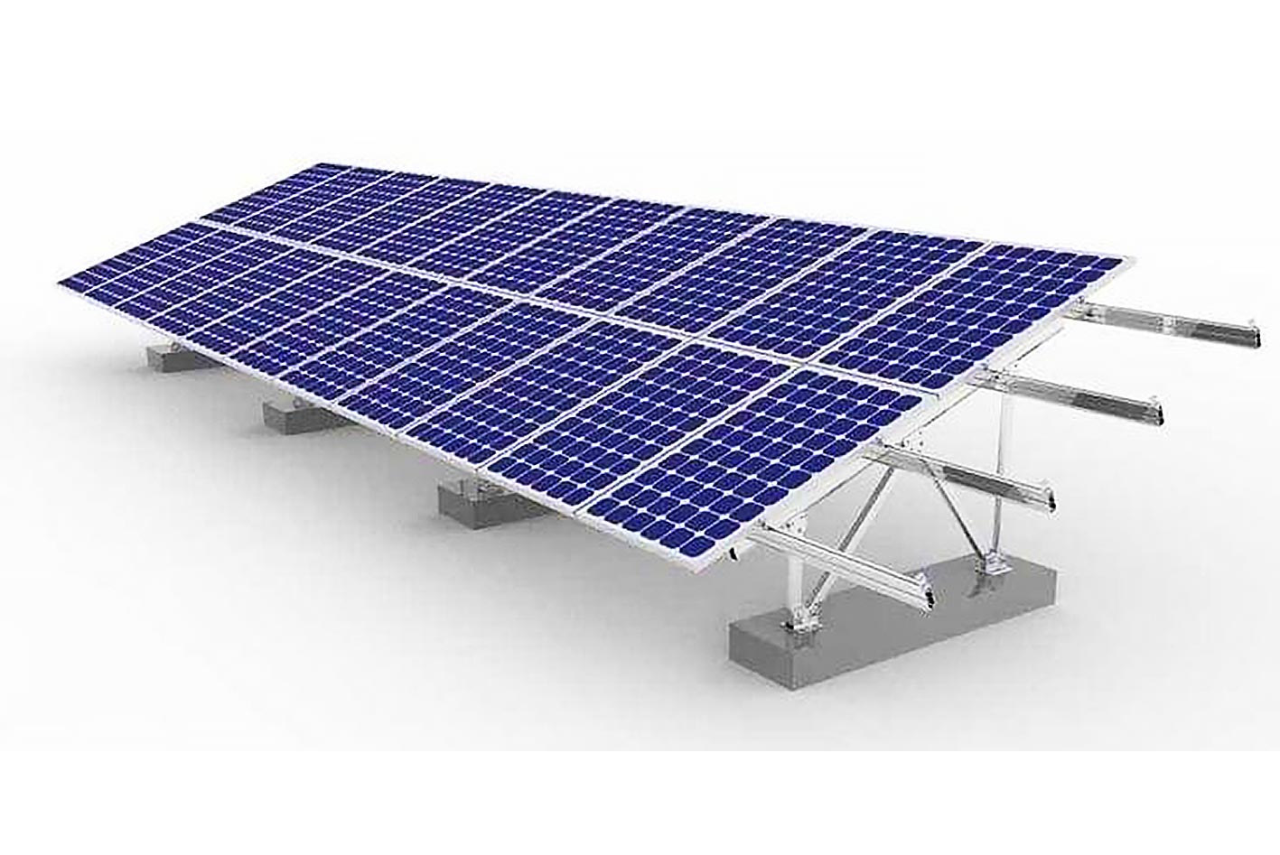 ST-GAL-VT (50V) Galvanized Steel Solar Mounting