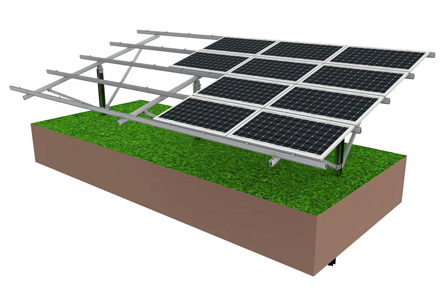 ST – AL-755-VAT Aluminium Ground Mounting