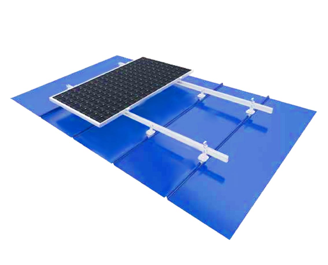Color Steel Tile PV-SAN Bracket Mounting System V01, V02