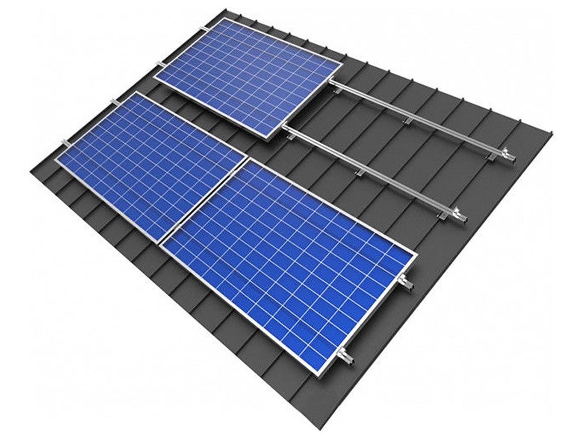 PVC-SAN 8000-01 No Purlin Color Steel Mounting System